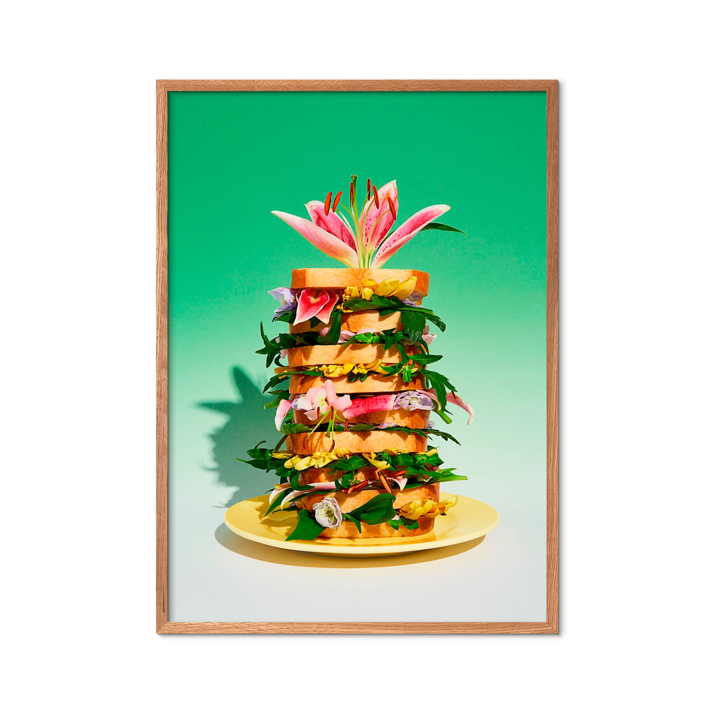Supermercat plakat, Dagwood flower sandwich - 30x40 cm.